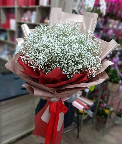 Букет цветов из: Гипсофила в Новотроицке