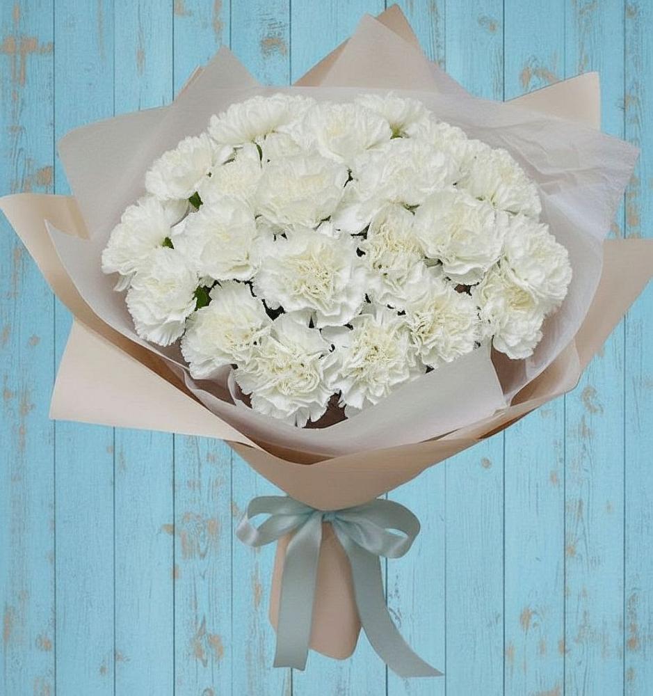 Букет цветов из: Гвоздики в Новотроицке