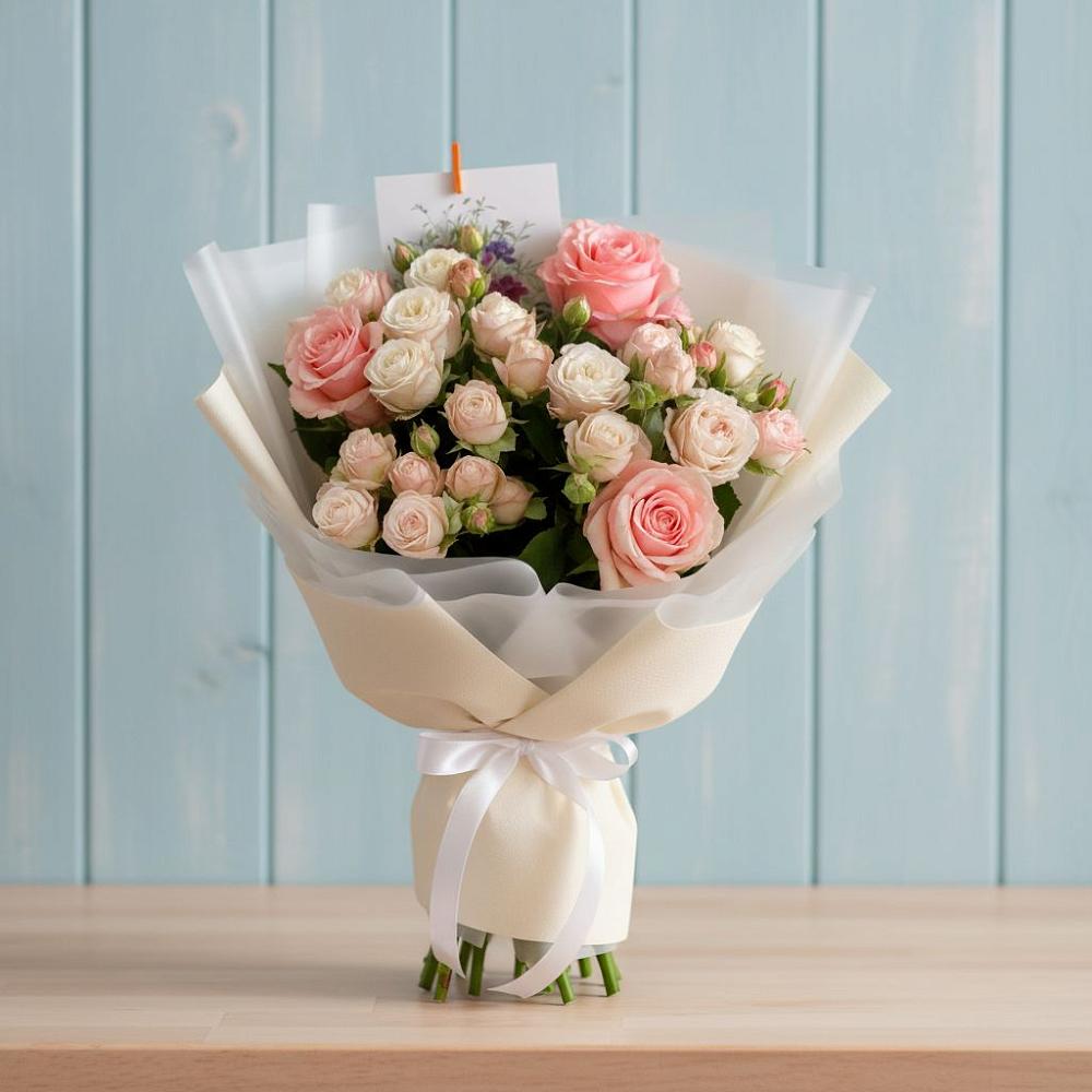 Букет цветов из: Розы в Новотроицке