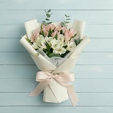 Букет цветов из:  Альстромерии #REPLACE_PRED# Новотроицке