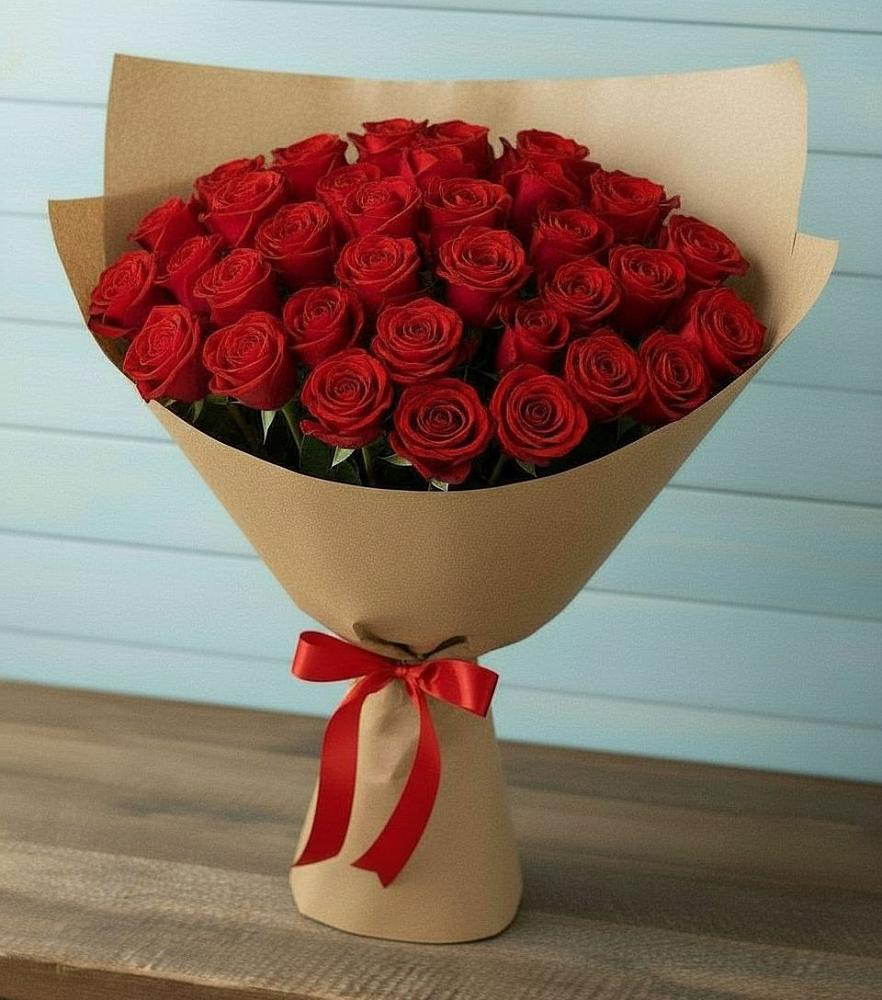 Букет Красные розы Милано в Новотроицке