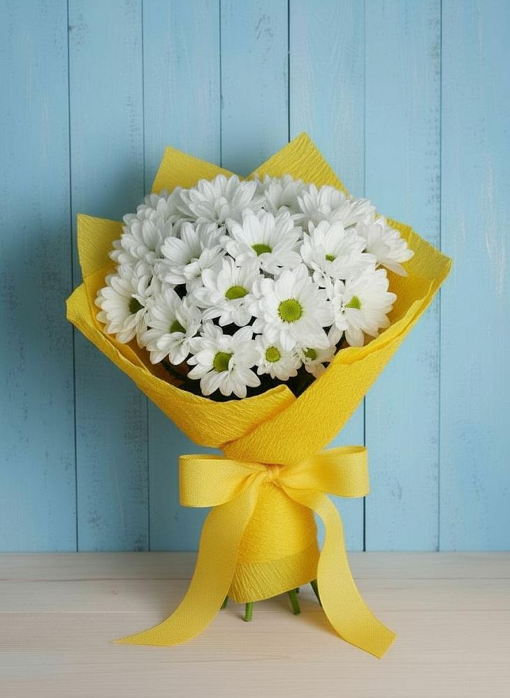 Букет цветов из: Хризантемы в Новотроицке