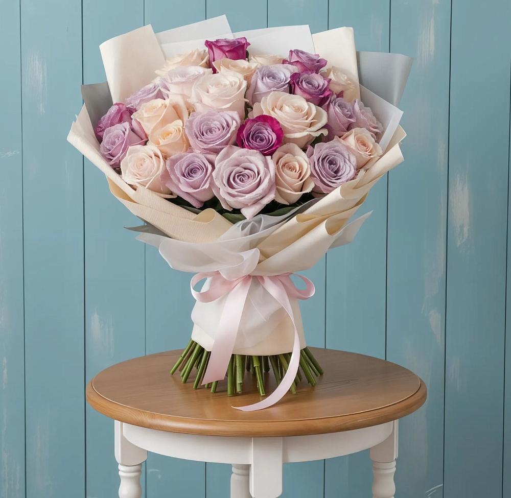 Букет цветов из: Розы в Новотроицке