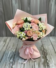 Букет цветов из:  Гвоздики, Розы и Хризантемы #REPLACE_PRED# Новотроицке