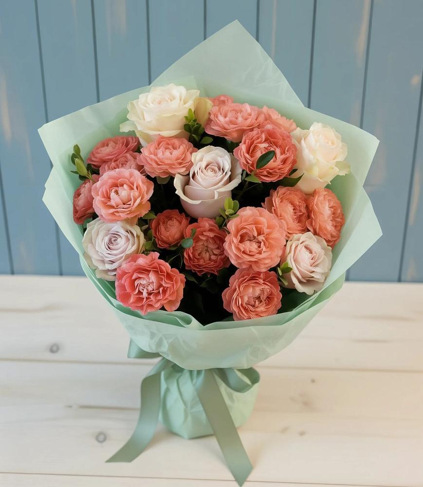 Букет цветов из: Розы в Новотроицке