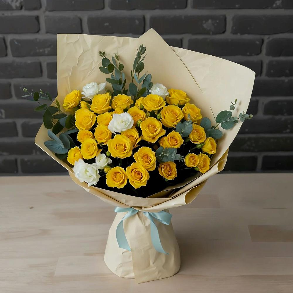 Букет цветов из: Розы в Новотроицке