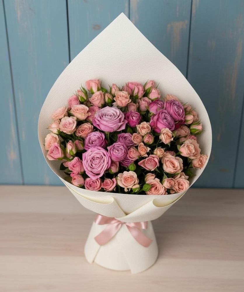 Букет цветов из: Розы в Новотроицке