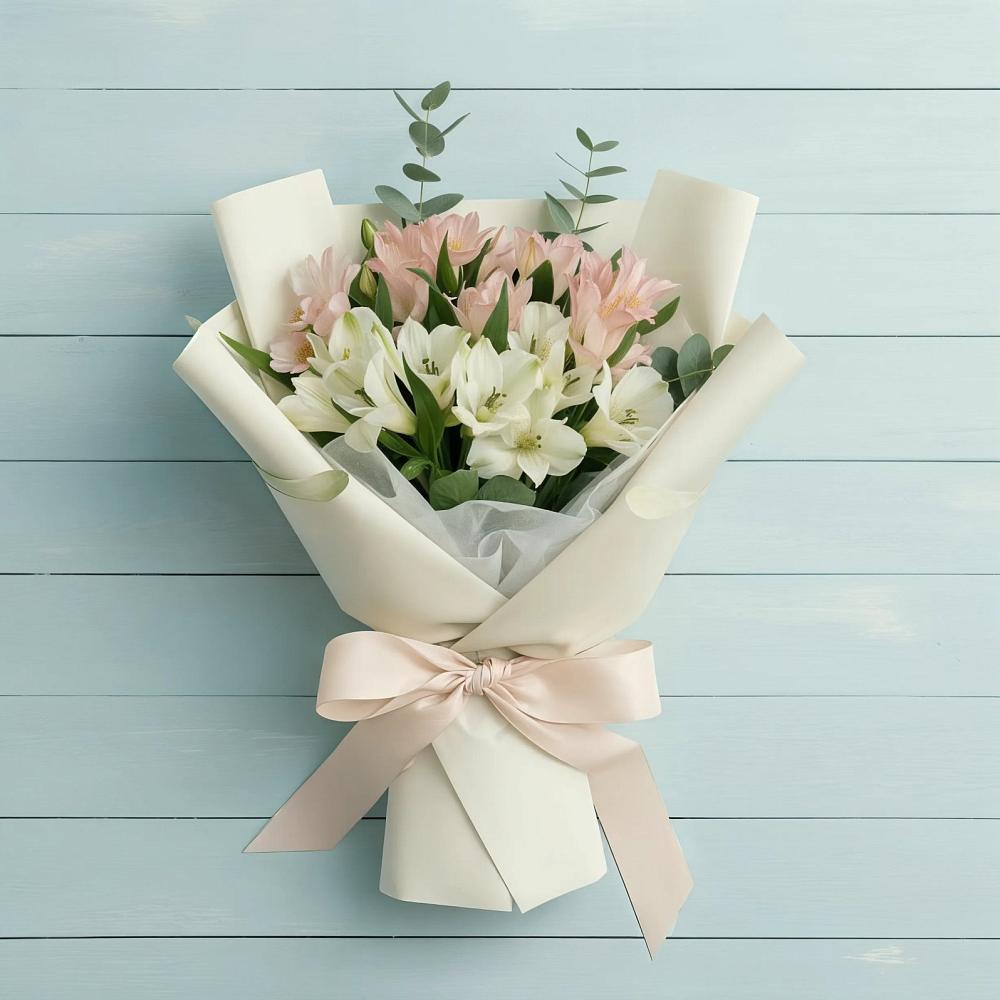 Букет цветов из: Альстромерии в Новотроицке