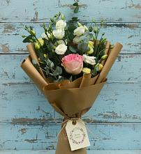 Букет цветов из:  Розы и Лизиантусы #REPLACE_PRED# Новотроицке